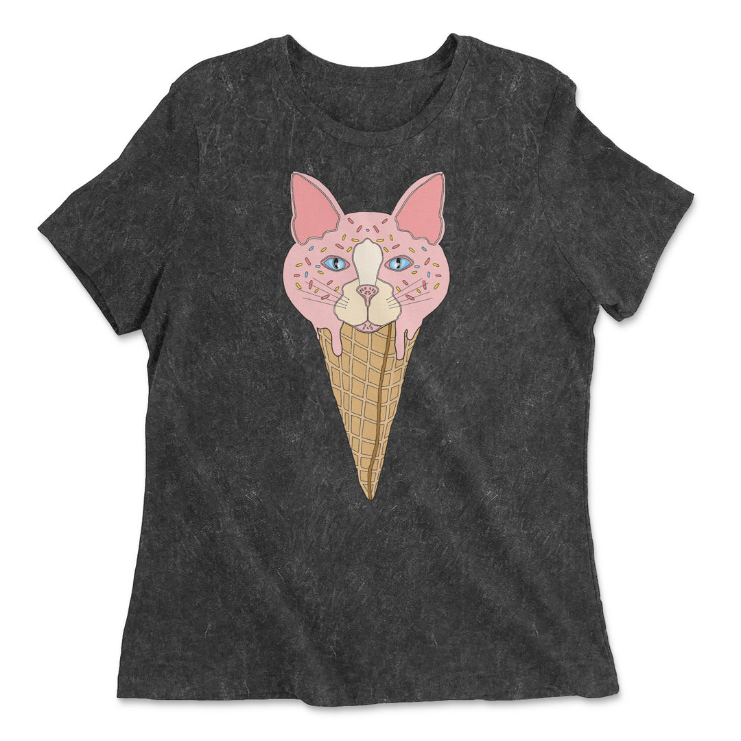 Cat ice cream cone shirt hotsell